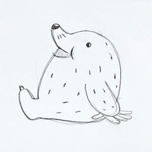 JUGEMU (JUGEMU)さんの「たまらんねっタマ」イメージキャラクターラフ案への提案