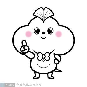 free bird (free-bird)さんの「たまらんねっタマ」イメージキャラクターラフ案への提案