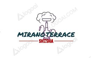 株式会社リーペ (rogoaisupport)さんのシーシャ『MIRANO TERRACE』のロゴへの提案