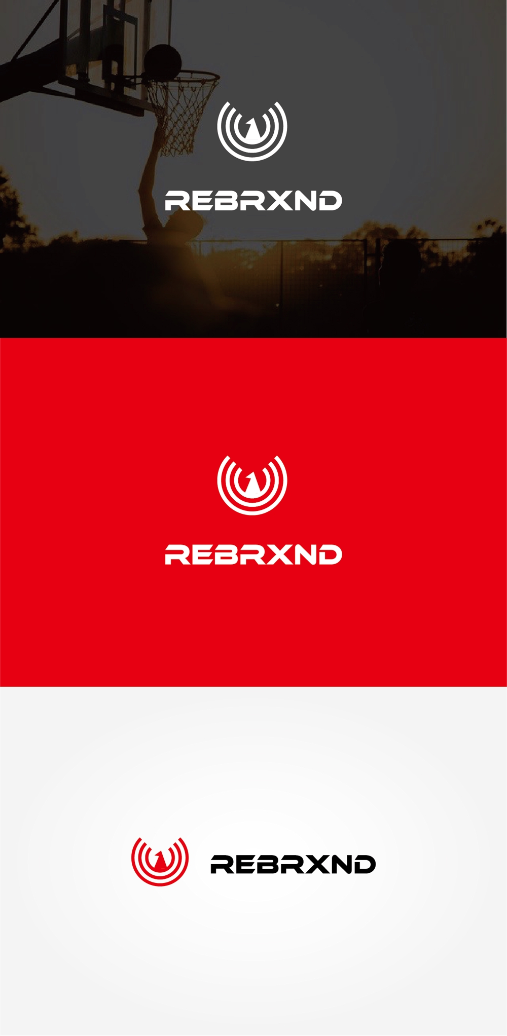 アメリカの大学生が起業するスポーツウェアブランド「REBRXND」のロゴ作成