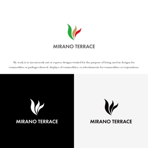 KT (KANJI01)さんのシーシャ『MIRANO TERRACE』のロゴへの提案