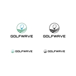 BUTTER GRAPHICS (tsukasa110)さんのインドアでバンカーとパット練習もできる「GOLFWAVE（ゴルフウェーブ）」のロゴへの提案