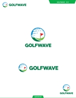 queuecat (queuecat)さんのインドアでバンカーとパット練習もできる「GOLFWAVE（ゴルフウェーブ）」のロゴへの提案