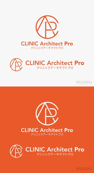 buddy knows design (kndworking_2016)さんのクリニック建築専門店「クリニック アーキテクト Pro」のロゴ作成への提案