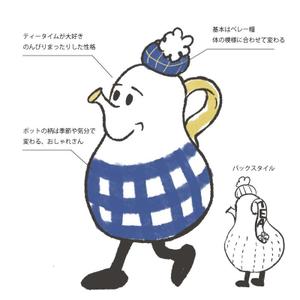TMdesign (TM-design)さんのティーポットの形(紅茶)のキャラクター募集への提案