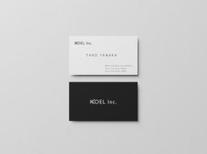 DR.DESIGN (Nakamura__)さんの広告制作会社 ｢KOEL Inc.｣  の ロゴへの提案
