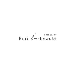 耶耶 (yuki_tk_s)さんのネイルサロンの「Emi la beaute」ｴﾐﾗﾎﾞｰﾃのロゴへの提案