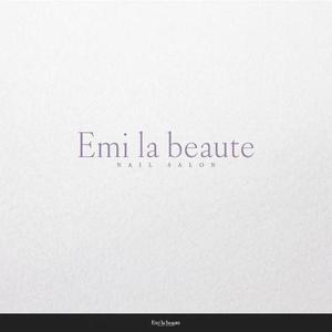FOURTH GRAPHICS (kh14)さんのネイルサロンの「Emi la beaute」ｴﾐﾗﾎﾞｰﾃのロゴへの提案