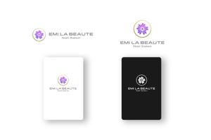 山田デザイン室 (yamadalan)さんのネイルサロンの「Emi la beaute」ｴﾐﾗﾎﾞｰﾃのロゴへの提案