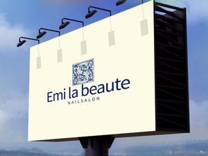 株式会社リーペ (rogoaisupport)さんのネイルサロンの「Emi la beaute」ｴﾐﾗﾎﾞｰﾃのロゴへの提案