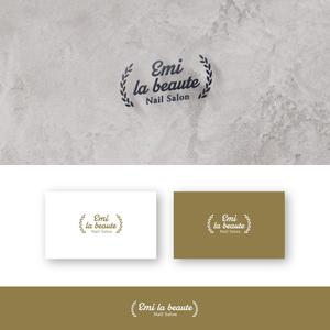 SSH Design (s-s-h)さんのネイルサロンの「Emi la beaute」ｴﾐﾗﾎﾞｰﾃのロゴへの提案