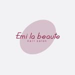 noz design (yoknoz)さんのネイルサロンの「Emi la beaute」ｴﾐﾗﾎﾞｰﾃのロゴへの提案