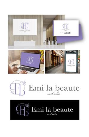 K-J (king_j)さんのネイルサロンの「Emi la beaute」ｴﾐﾗﾎﾞｰﾃのロゴへの提案