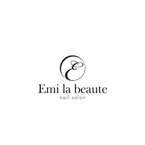 hatarakimono (hatarakimono)さんのネイルサロンの「Emi la beaute」ｴﾐﾗﾎﾞｰﾃのロゴへの提案