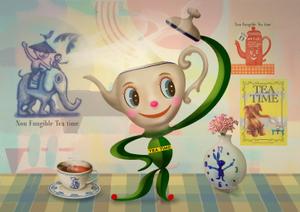  Design fink (tomy2013)さんのティーポットの形(紅茶)のキャラクター募集への提案