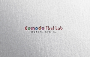 D.R DESIGN (Nakamura__)さんの赤ちゃん子育て支援アイテムブランド「Comodo First Lab」のブランドロゴ制作への提案