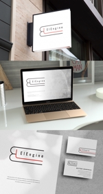 BUTTER GRAPHICS (tsukasa110)さんの会社「ElEngine」のロゴへの提案