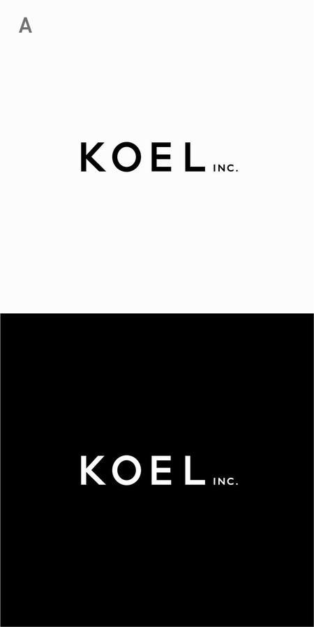 designdesign (designdesign)さんの広告制作会社 ｢KOEL Inc.｣  の ロゴへの提案