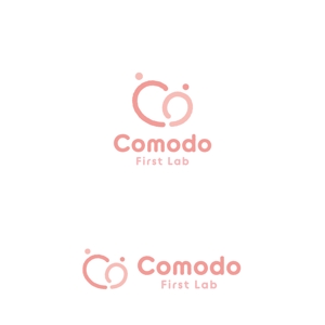 marutsuki (marutsuki)さんの赤ちゃん子育て支援アイテムブランド「Comodo First Lab」のブランドロゴ制作への提案