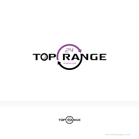 BLOCKDESIGN (blockdesign)さんのインドアゴルフ練習場　TopRangeのロゴへの提案