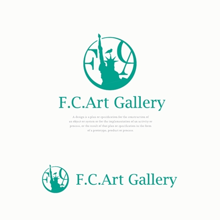 s m d s (smds)さんの横浜の画廊「F.C.Art Gallery」のロゴへの提案