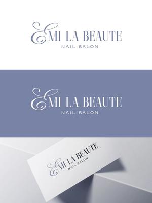 株式会社ソーシャルプランニング流 (sp-nagare)さんのネイルサロンの「Emi la beaute」ｴﾐﾗﾎﾞｰﾃのロゴへの提案
