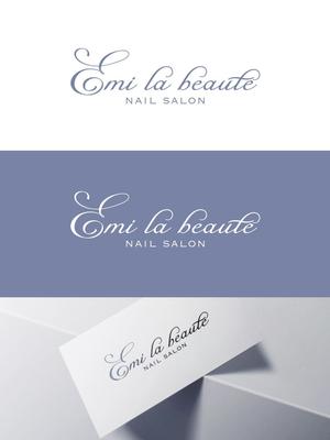株式会社ソーシャルプランニング流 (sp-nagare)さんのネイルサロンの「Emi la beaute」ｴﾐﾗﾎﾞｰﾃのロゴへの提案
