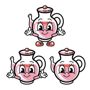Asaminet (asaminet)さんのティーポットの形(紅茶)のキャラクター募集への提案