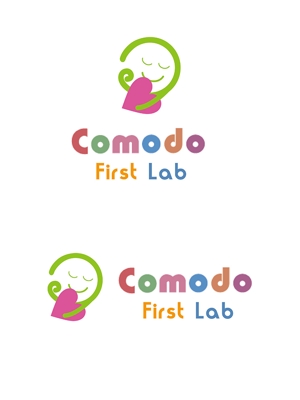 田中　威 (dd51)さんの赤ちゃん子育て支援アイテムブランド「Comodo First Lab」のブランドロゴ制作への提案