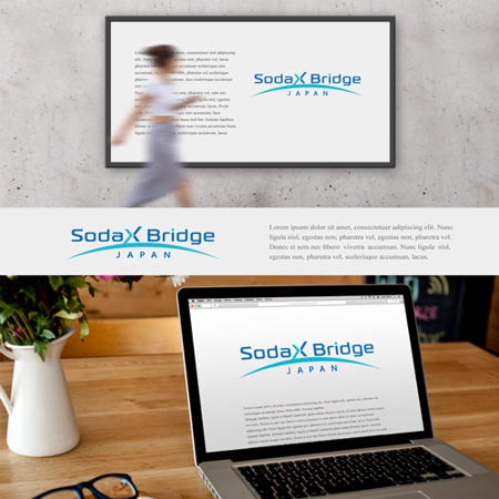 drkigawa (drkigawa)さんの企業「SodaX Bridge Japan」のロゴへの提案