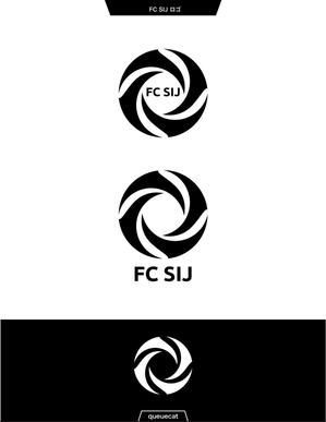 queuecat (queuecat)さんのサッカークラブの単色でシンプルなエンブレムへの提案