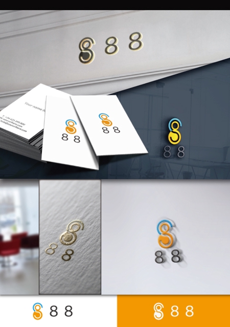 Swit_design ()さんの新規コンサル会社「８８」のロゴへの提案