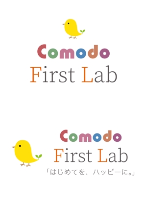 澤野ソフトウェア開発 (sawano18)さんの赤ちゃん子育て支援アイテムブランド「Comodo First Lab」のブランドロゴ制作への提案