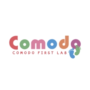 堤健治 (Leon223)さんの赤ちゃん子育て支援アイテムブランド「Comodo First Lab」のブランドロゴ制作への提案