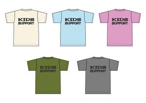 chisanana (NanaChisa)さんの普段着として着れる児童福祉施設「Kids Support」のＴシャツのデザインへの提案