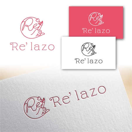 Hi-Design (hirokips)さんの推活ネイルサロン「Re’lazo」のロゴへの提案