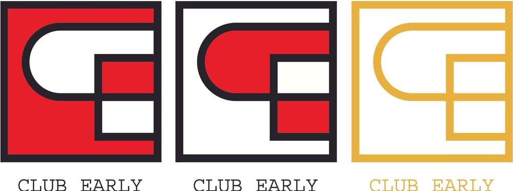 「CLUB EARLY」のロゴ作成