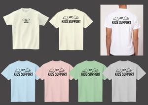 design_studio_be (design_studio_be)さんの普段着として着れる児童福祉施設「Kids Support」のＴシャツのデザインへの提案