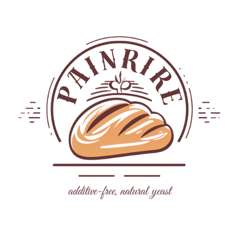 新オープンのパン屋のロゴ