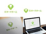 Bookusu Design (Bookusu_Design)さんの不動産会社「株式会社オークホーム」のロゴへの提案