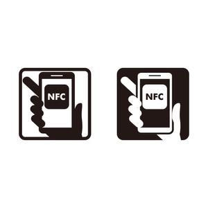 scrug design (scrug)さんの「NFC読み取り」を表現するミニアイコンへの提案