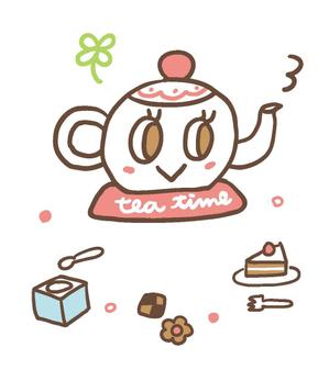 yonemi ヨネミ (yonemi_illust)さんのティーポットの形(紅茶)のキャラクター募集への提案