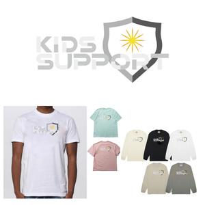 エフ・ファースト (f1st-123)さんの普段着として着れる児童福祉施設「Kids Support」のＴシャツのデザインへの提案