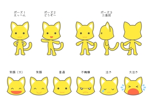 38motodesign (38motodesign)さんの猫のキャラクターへの提案