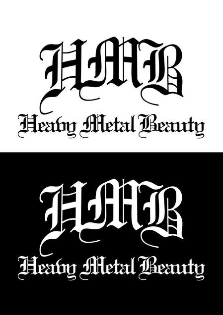 TS Design (twisoudes)さんの新規化粧品ブランド 「Heavy Metal Beauty」のロゴへの提案