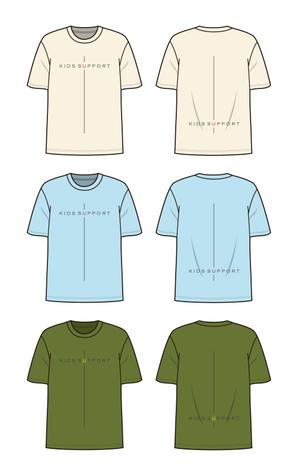 Bucchi (Bucchi)さんの普段着として着れる児童福祉施設「Kids Support」のＴシャツのデザインへの提案