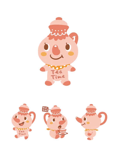 SHIRO_illust (SHIRO_illust)さんのティーポットの形(紅茶)のキャラクター募集への提案