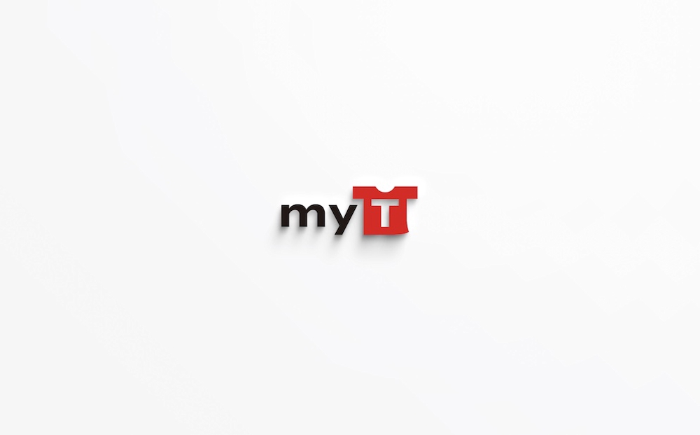 オリジナルTシャツショップ「MYT（マイティー）」のロゴ