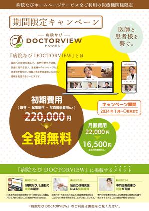 ryoデザイン室 (godryo)さんの医療機関向け取材サービスのキャンペーン用チラシ作成(A4表裏)への提案