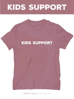 SAITO DESIGN (design_saito)さんの普段着として着れる児童福祉施設「Kids Support」のＴシャツのデザインへの提案
